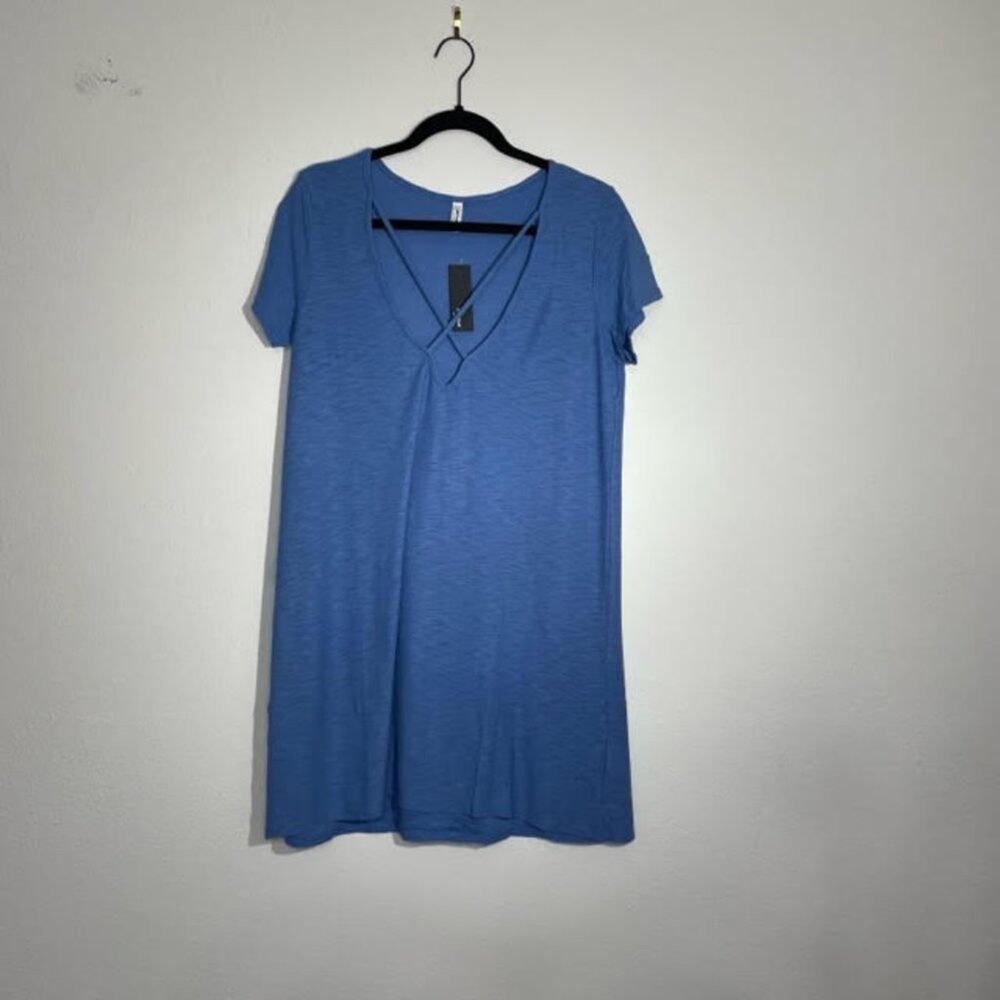 Michelle by Comune Teviston Riviera Blue Dress Size M NWT